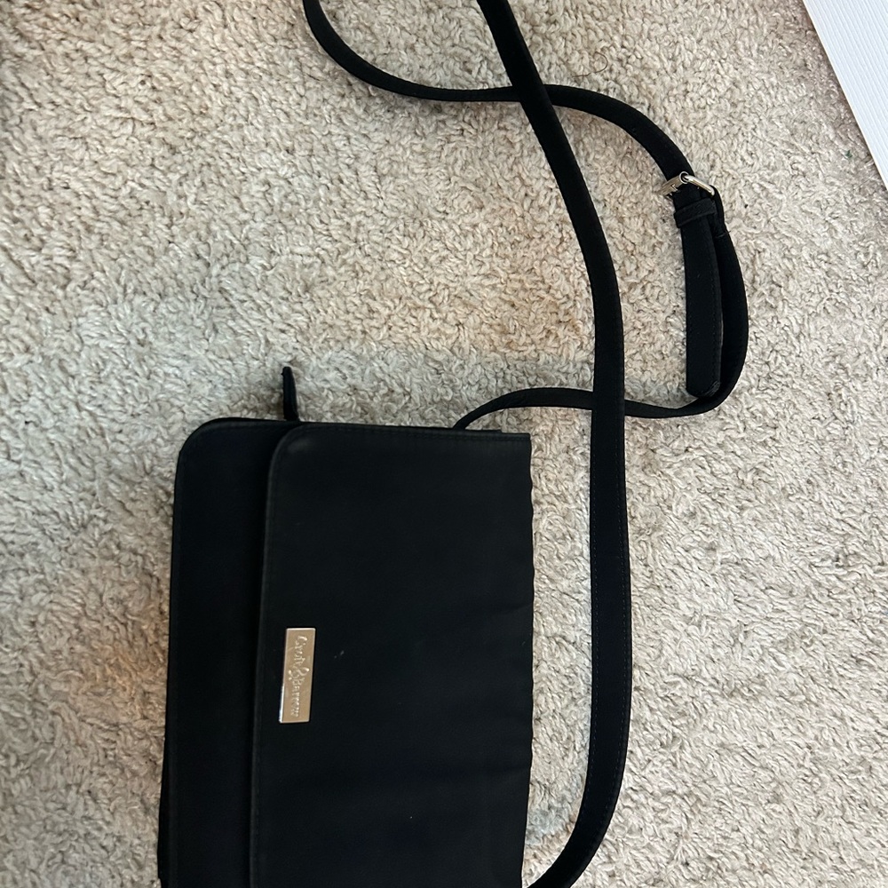 Croft & Borrow Black Crossbody Bag